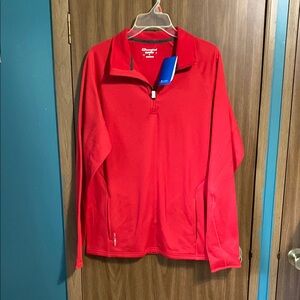 Champion Red Quarter-Zip Pullover